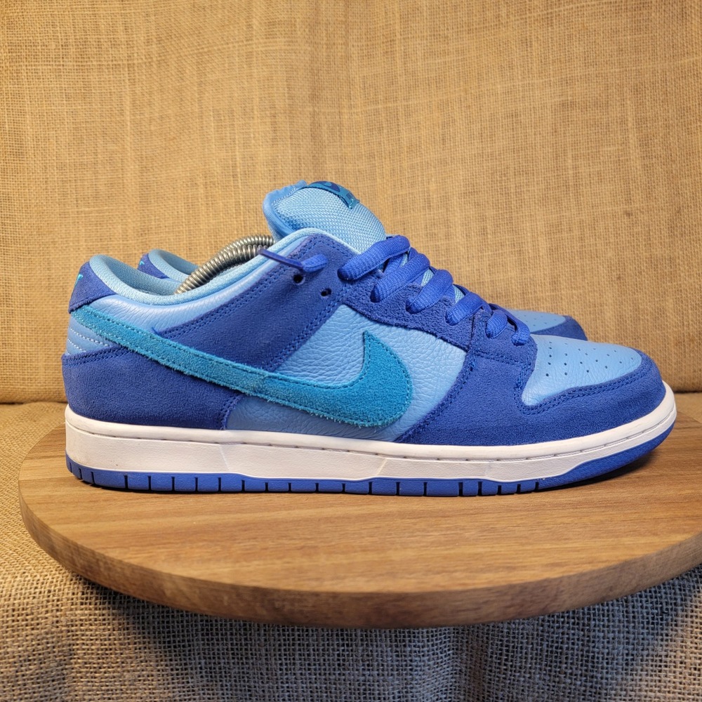 Nike SB Dunk Low Pro Sneakers Racer Laser Blue Skate Shoes Men's 10.5 with Box - Picture 2 of 13